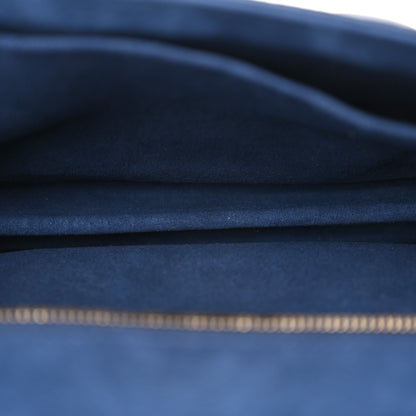 Christian Dior Lambskin Cannage Large Dioraddict Flap Bag Indigo Blue 5 of 13