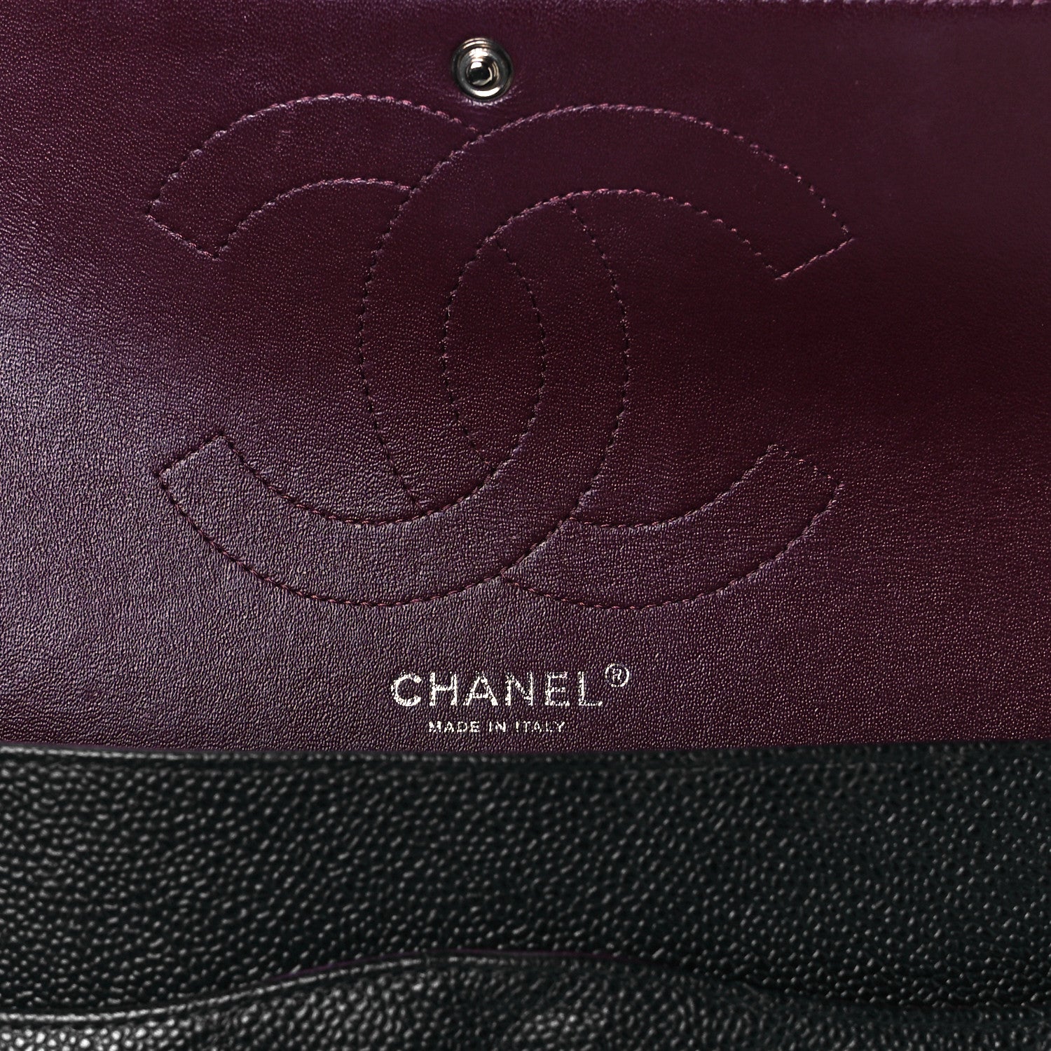Chanel Caviar Quilted Jumbo Double Flap Black 6 of 7