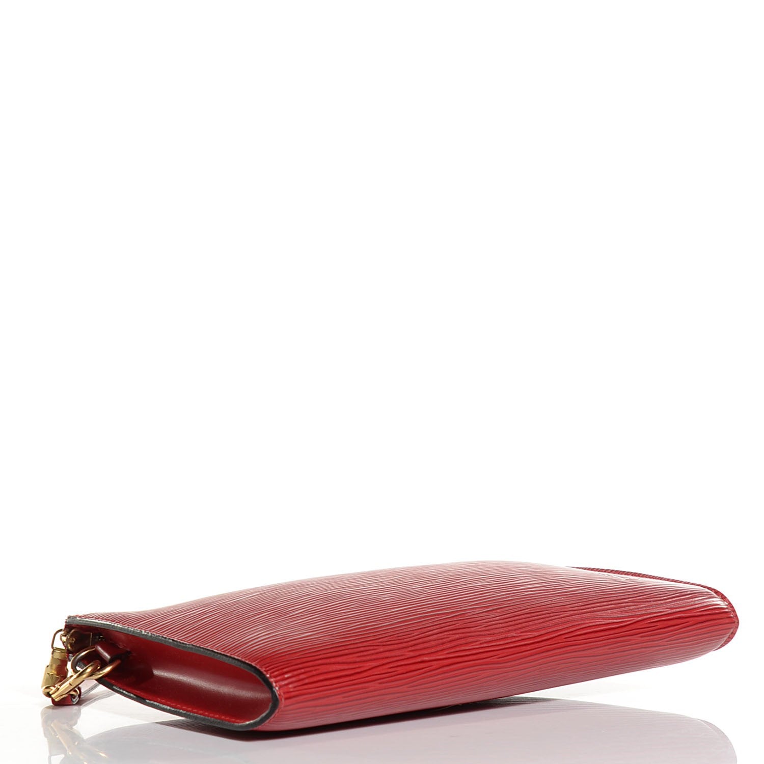 Louis Vuitton Epi Pochette Accessories 24 Castillan Red 4 of 7