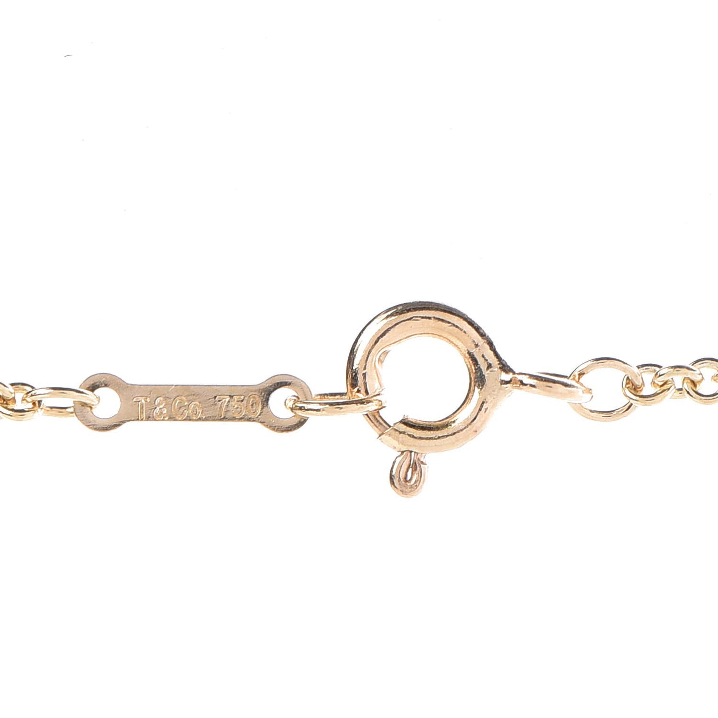 18K Yellow Gold Elsa Peretti Mesh Pendant Necklace
