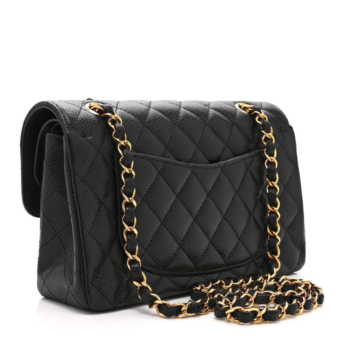 Chanel Caviar Quilted Small Double Flap Black 3 of 10