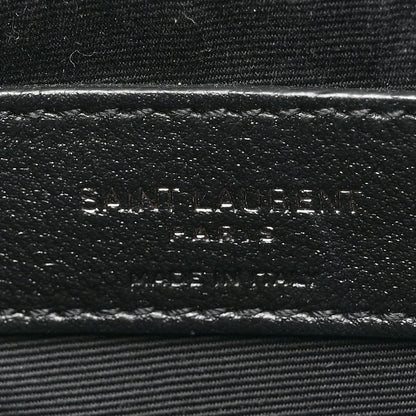 Saint Laurent Crinkled Calfskin Matelasse Monogram Medium Niki Shopper Tote Black 6 of 17