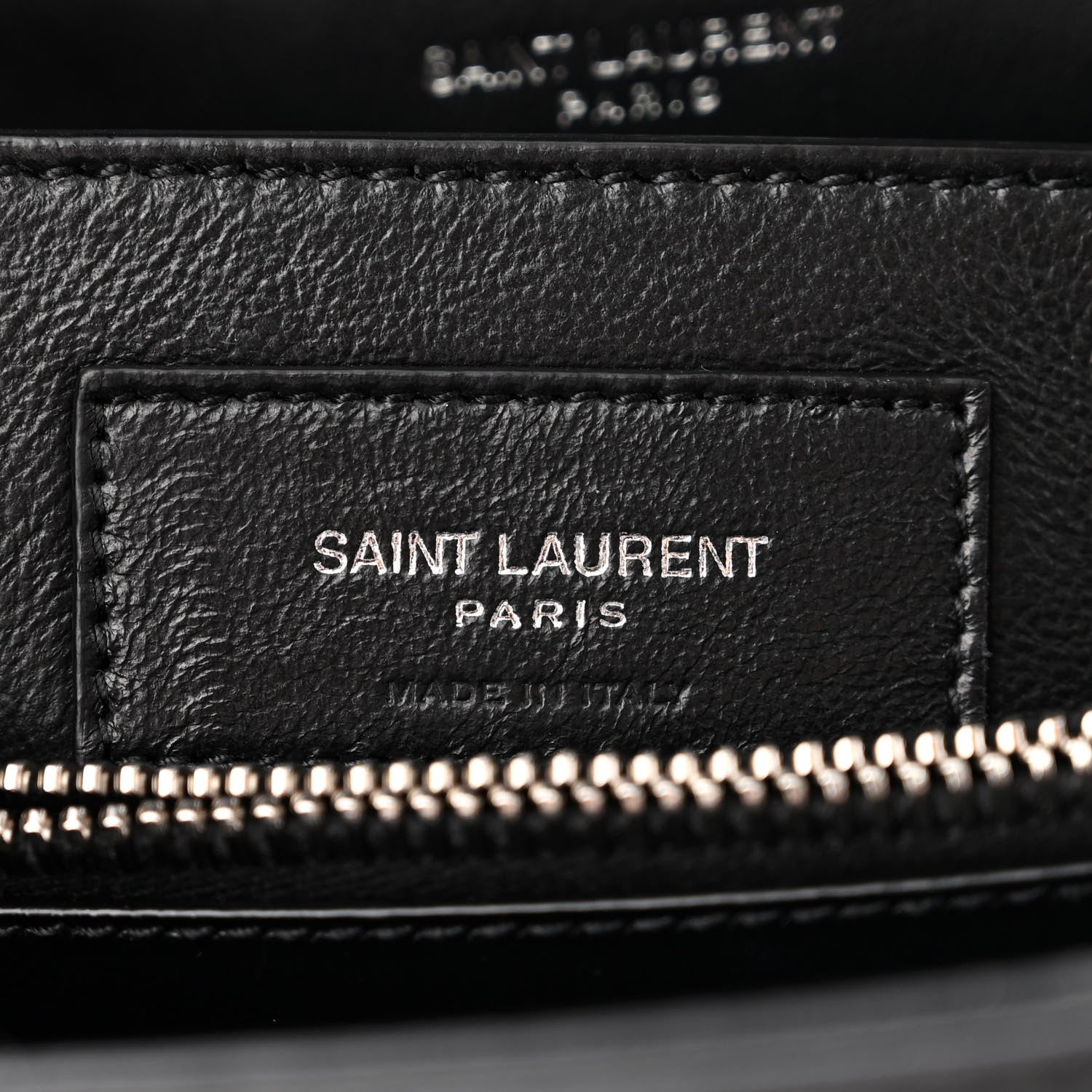 Saint Laurent Calfskin Y Quilted Monogram Small Loulou Chain Satchel Black 6 of 10