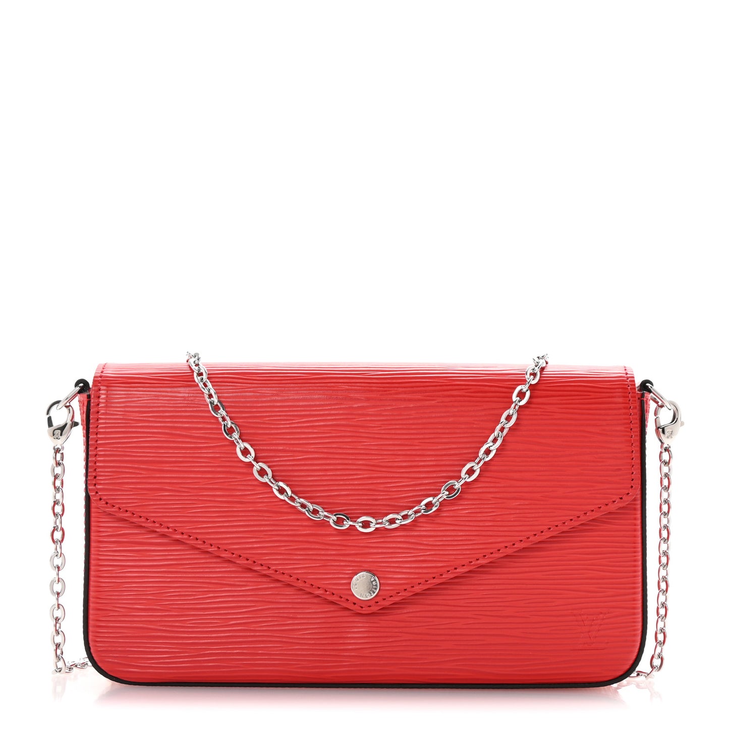 Epi Pochette Felicie Coquelicot