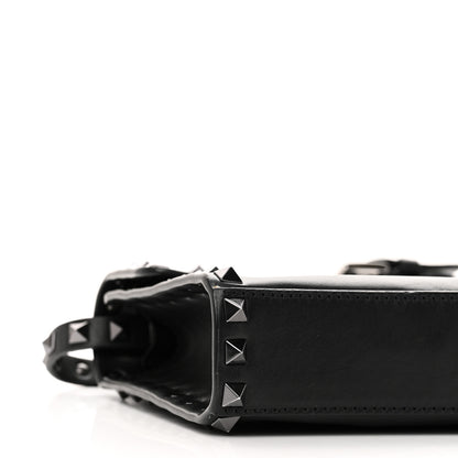 Valentino Garavani Vitello Monochrome Flap Crossbody Bag Black 8 of 9