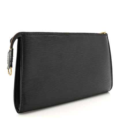 Louis Vuitton Epi Pochette Accessories 24 Black 3 of 10