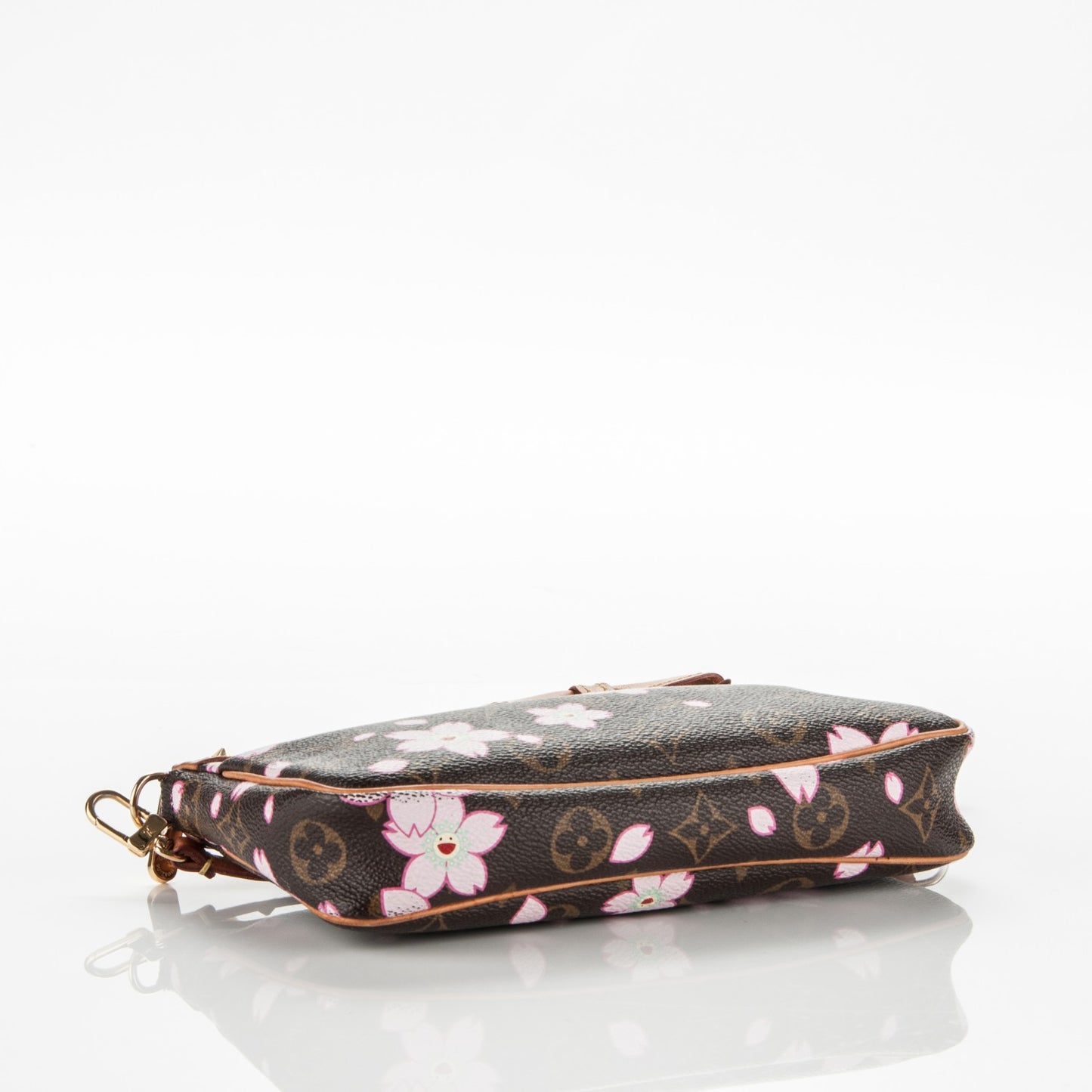 Monogram Cherry Blossom Pochette Accessories Brown