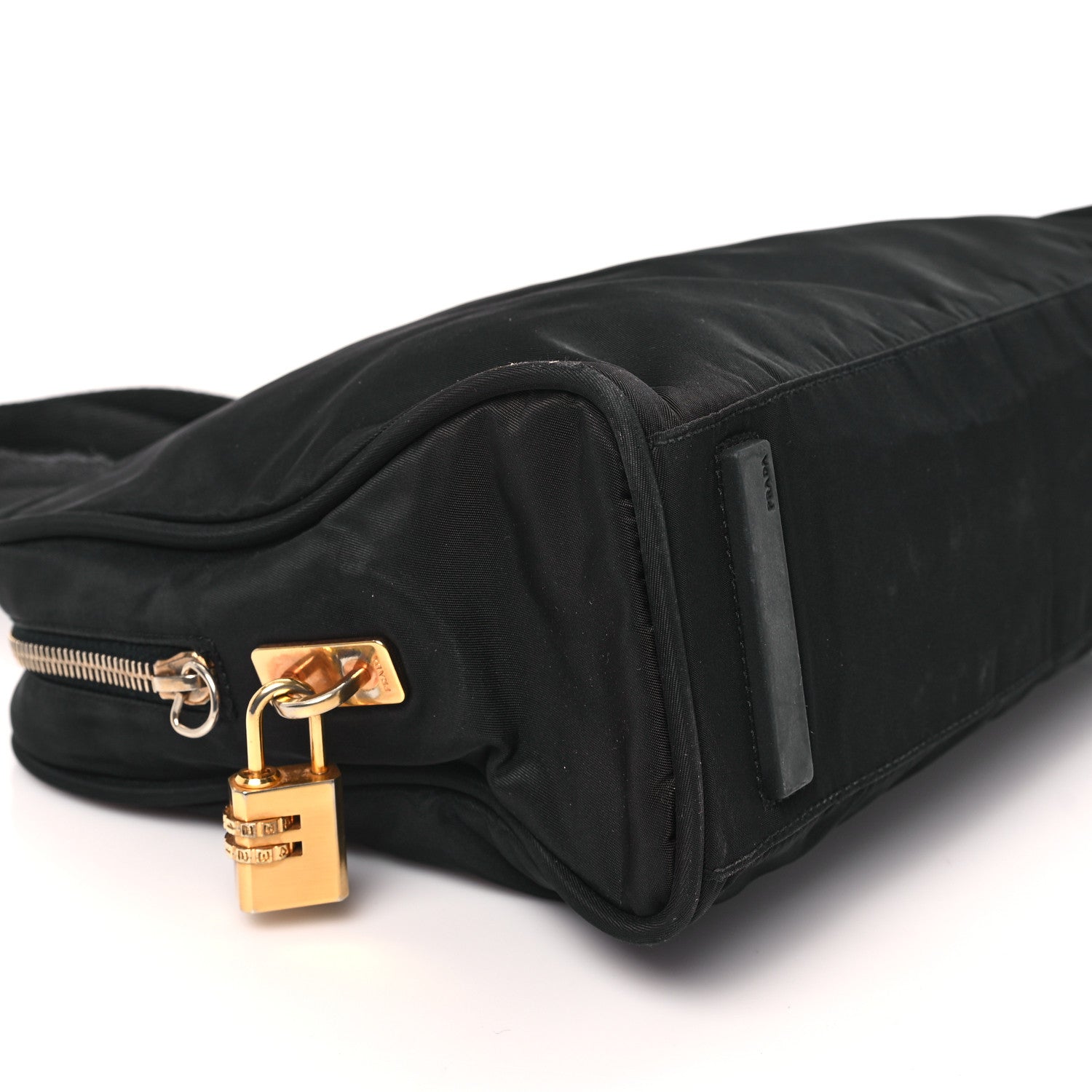 Prada Tessuto Nylon Shoulder Bag Black 8 of 13