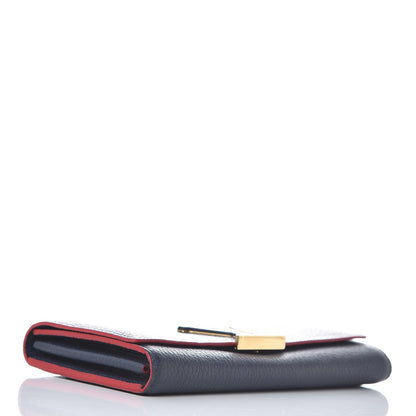 Louis Vuitton Taurillon Capucines Wallet Blue Marine 4 of 7