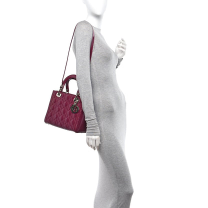 Christian Dior Patent Cannage Medium Lady Dior Dark Pink 2 of 10