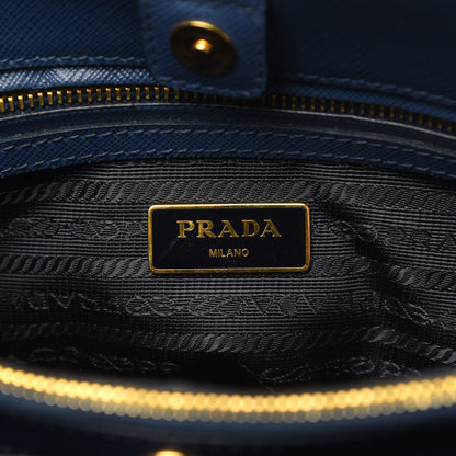 Prada Saffiano Lux Medium Tote Bluette 7 of 15