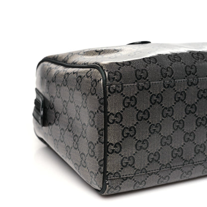 Gucci Crystal Monogram Boston Black 9 of 11