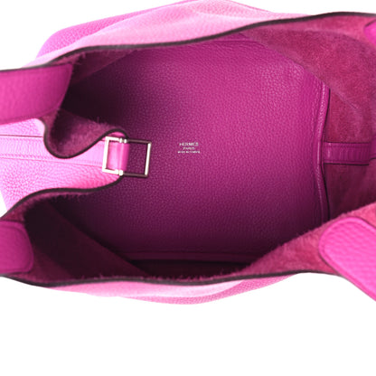 Hermes Taurillon Clemence Picotin Lock 22 MM Magnolia 5 of 12