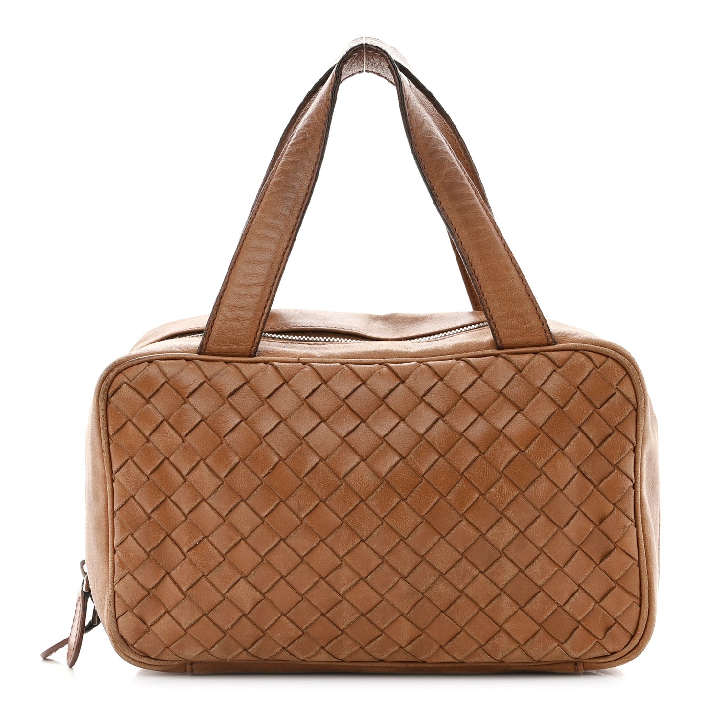 Nappa Intrecciato Cosmetic Bag Noce