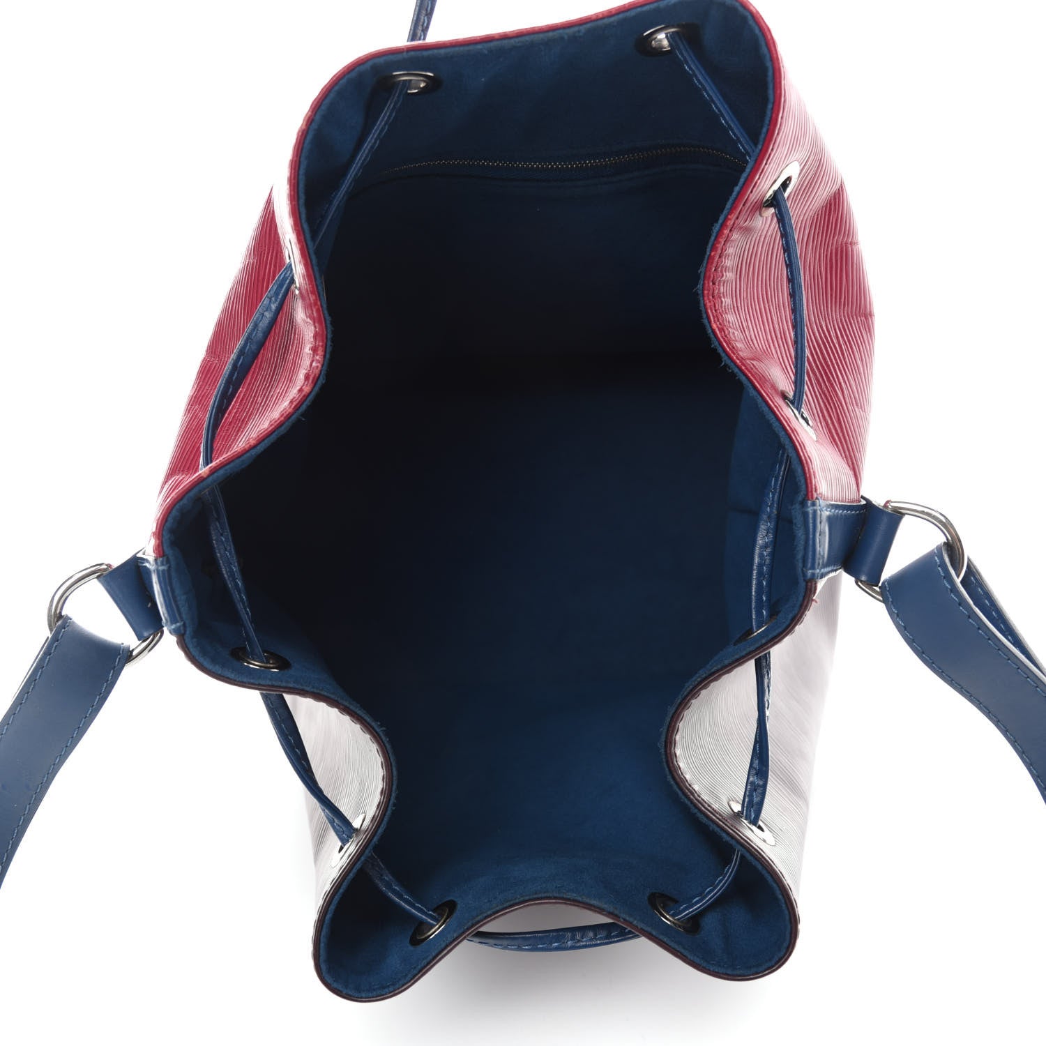 Louis Vuitton Epi Tri-Color Petit Noe Quetsche Fuchsia Saphir 5 of 14