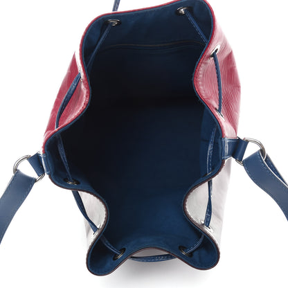 Louis Vuitton Epi Tri-Color Petit Noe Quetsche Fuchsia Saphir 5 of 14
