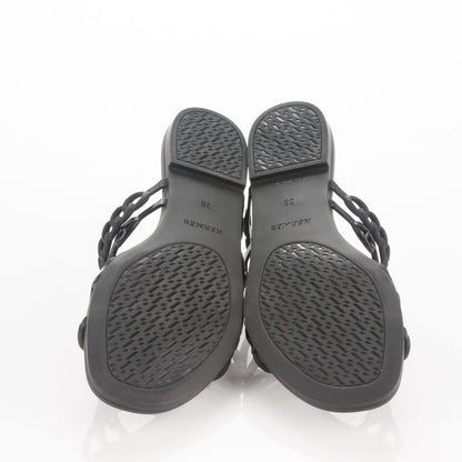 Hermes Chaine d'Ancre Nude Sandals 38 Black 5 of 6