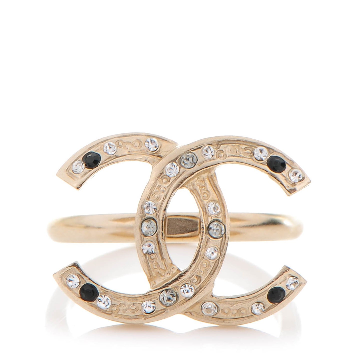 Crystal CC Ring 6 Gold