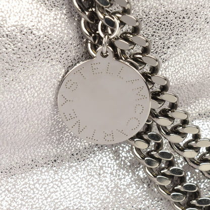 Stella McCartney Shaggy Deer Falabella Fold Over Tote Silver 9 of 9