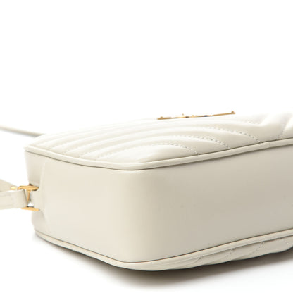Saint Laurent Calfskin Matelasse Monogram Lou Camera Bag Crema Soft 6 of 10