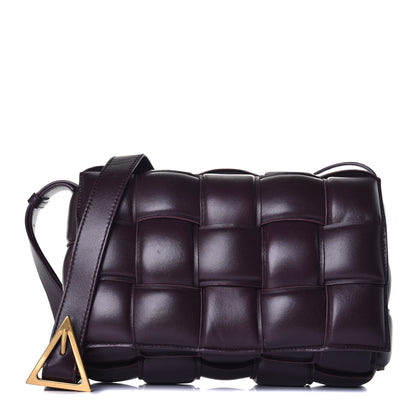 Bottega Veneta Nappa Maxi Intreccio Padded Cassette Crossbody Bag Plum 1 of 10
