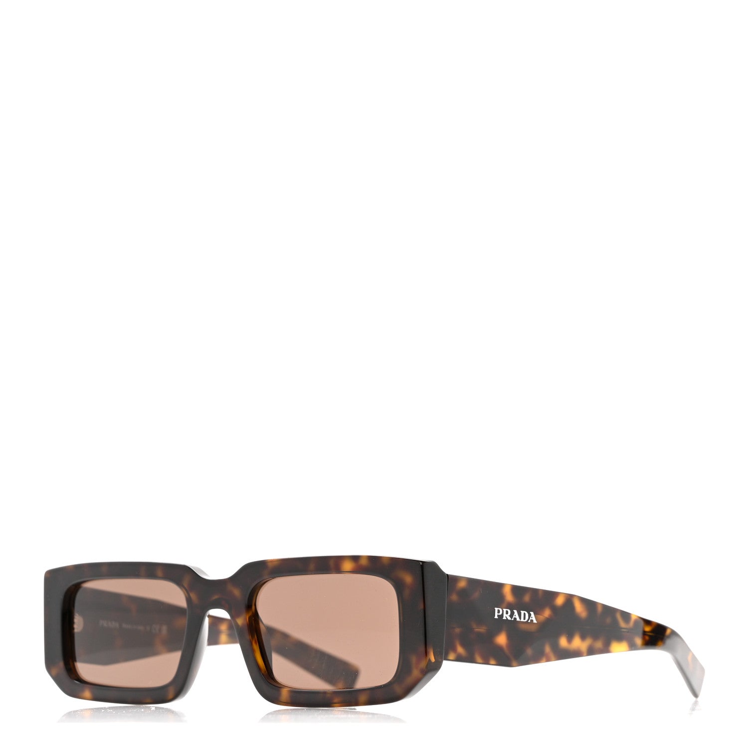Prada Acetate Symbole Sunglasses SPR 06Y Tortoise 1 of 8