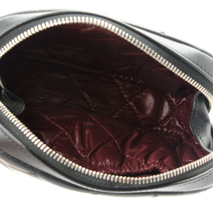 Chanel Lambskin Quilted Small Curvy Pouch Cosmetic Case Black 5 of 7