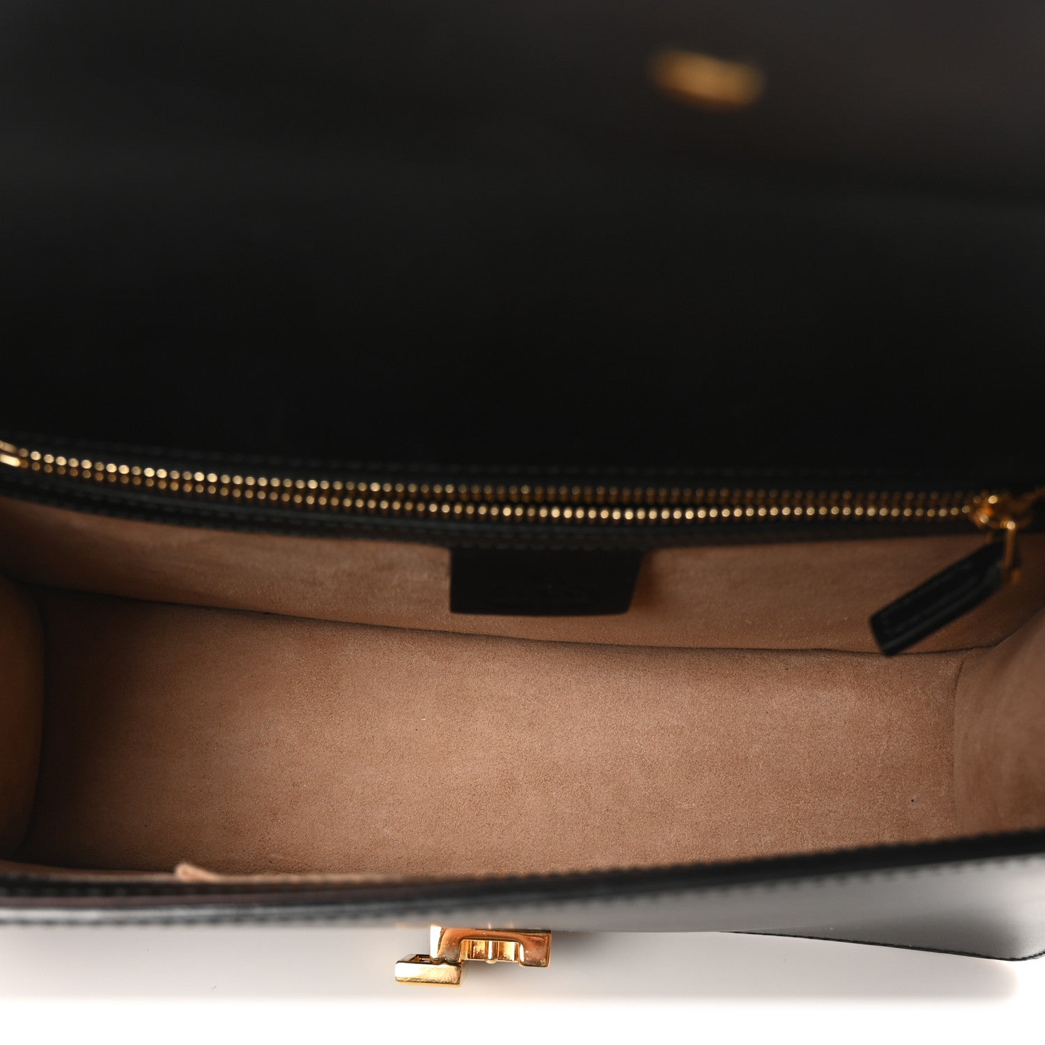 Gucci Calfskin Small Sylvie Shoulder Bag Black 5 of 10