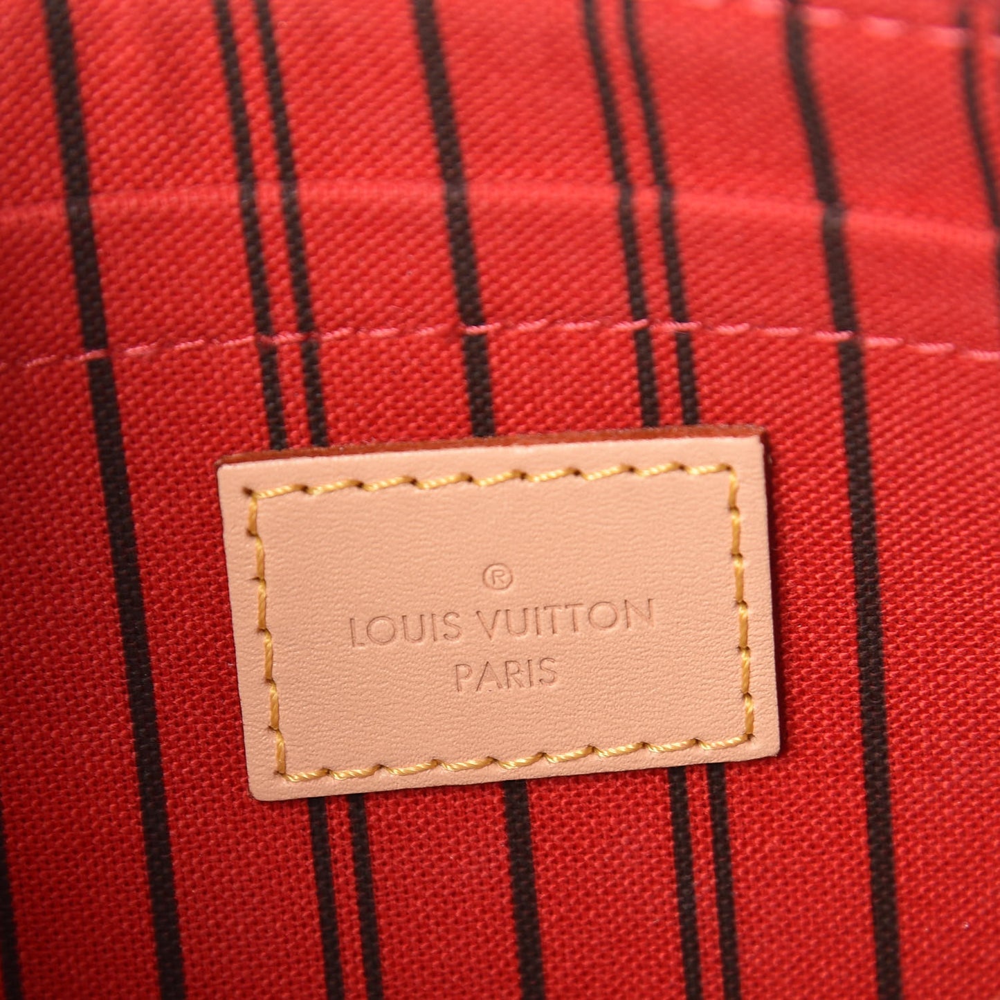 Monogram Neverfull MM GM Pochette Cherry