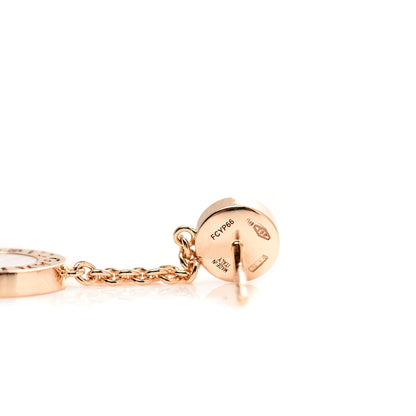 Bulgari 18K Rose Gold Diamond Mother of Pearl BVLGARI BVLGARI Drop Earrings 3 of 4