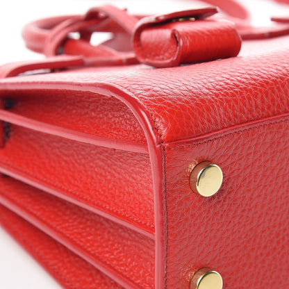 Saint Laurent Grained Calfskin Nano Sac De Jour New Red 10 of 14