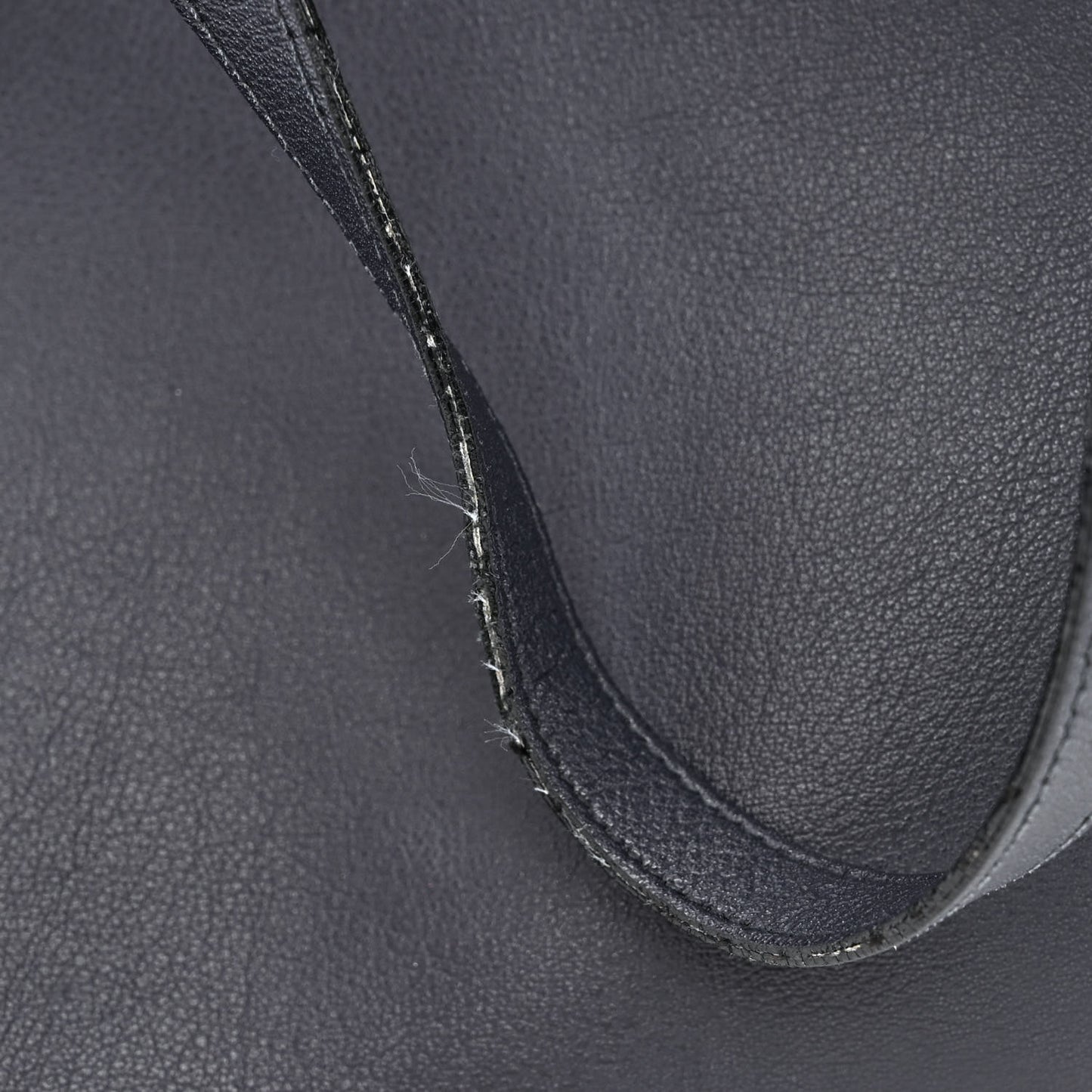 Calfskin Large Shopping Tote Navy