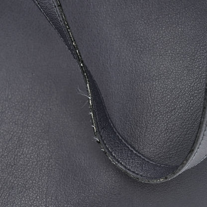 Saint Laurent Calfskin Large Shopping Tote Navy 15 of 16