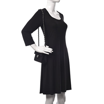 Chanel Jersey Quilted Mini Square Flap Black 2 of 9