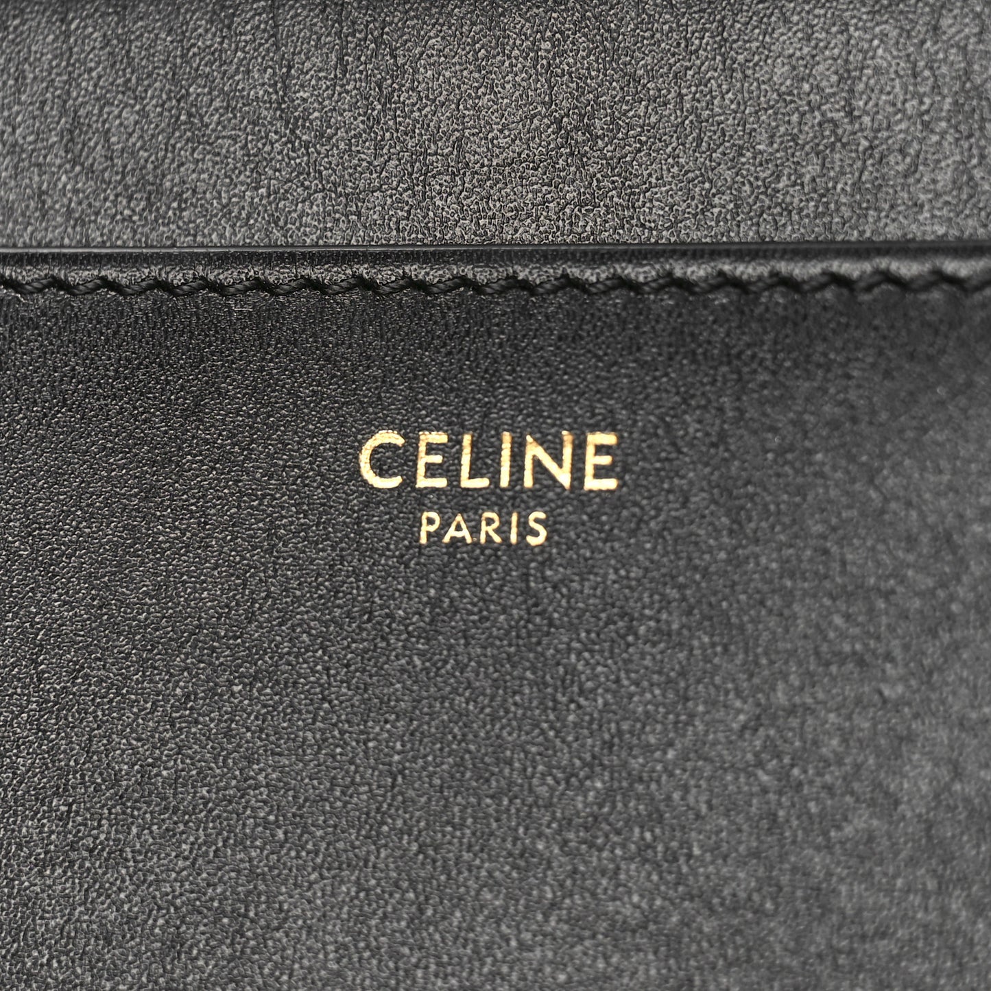 Satinated Calfskin Small 16 Top Handle Bag Black