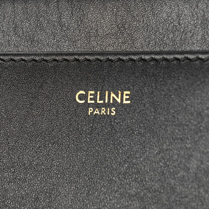 Celine Satinated Calfskin Small 16 Top Handle Bag Black 6 of 9