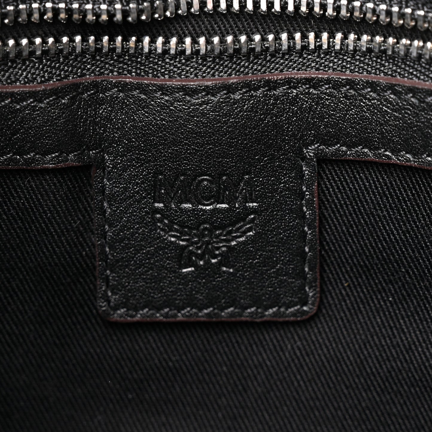Calfskin Ottomar Monogram Aren Crossbody Pouch Black