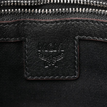 MCM Calfskin Ottomar Monogram Aren Crossbody Pouch Black 6 of 9
