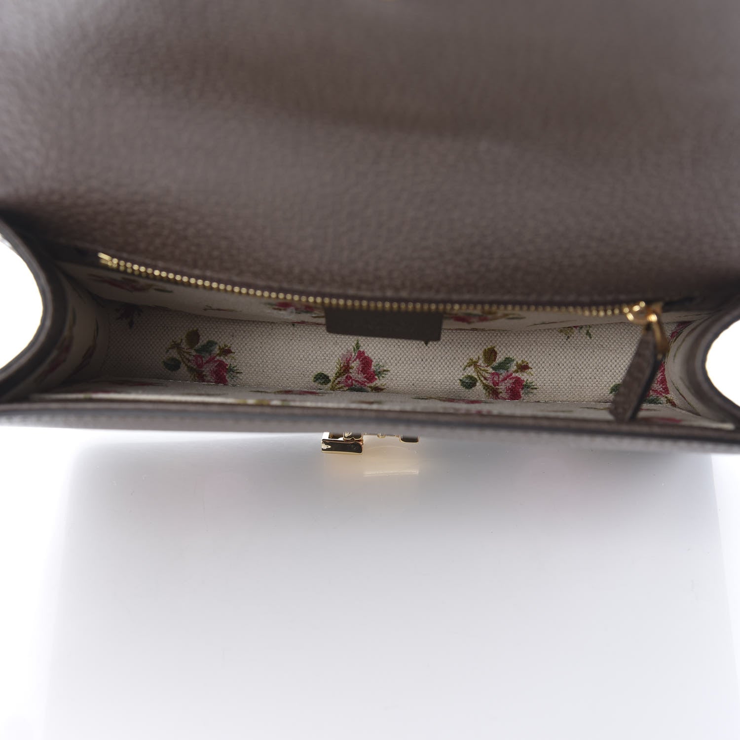 Gucci Calfskin Embroidered Sylvie Belt Bag Brown 5 of 10