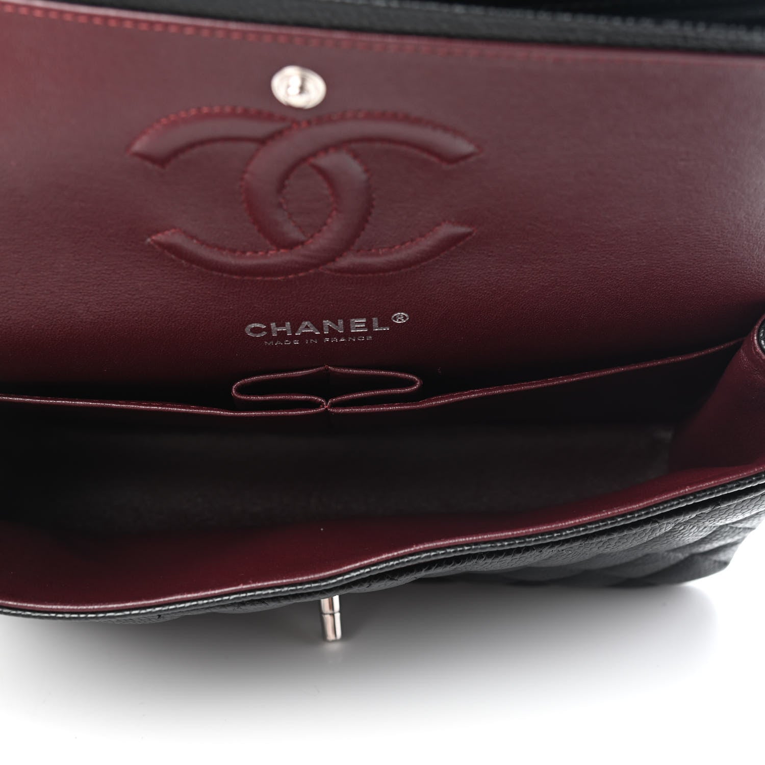 Chanel Caviar Quilted Medium Double Flap Black 5 of 9