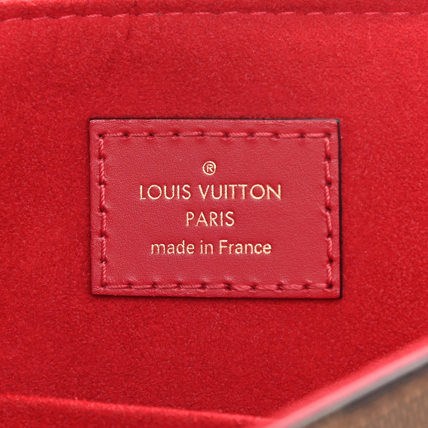 Louis Vuitton Damier Ebene Beaubourg MM Scarlet 6 of 8