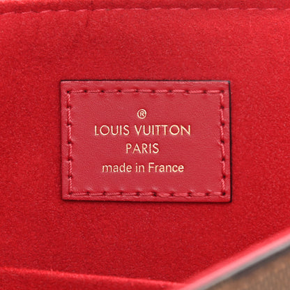 Louis Vuitton Damier Ebene Beaubourg MM Scarlet 6 of 8