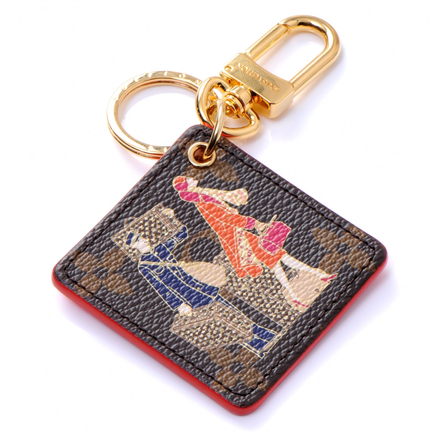 Louis Vuitton Monogram Illustre Groom Key Holder 1 of 6