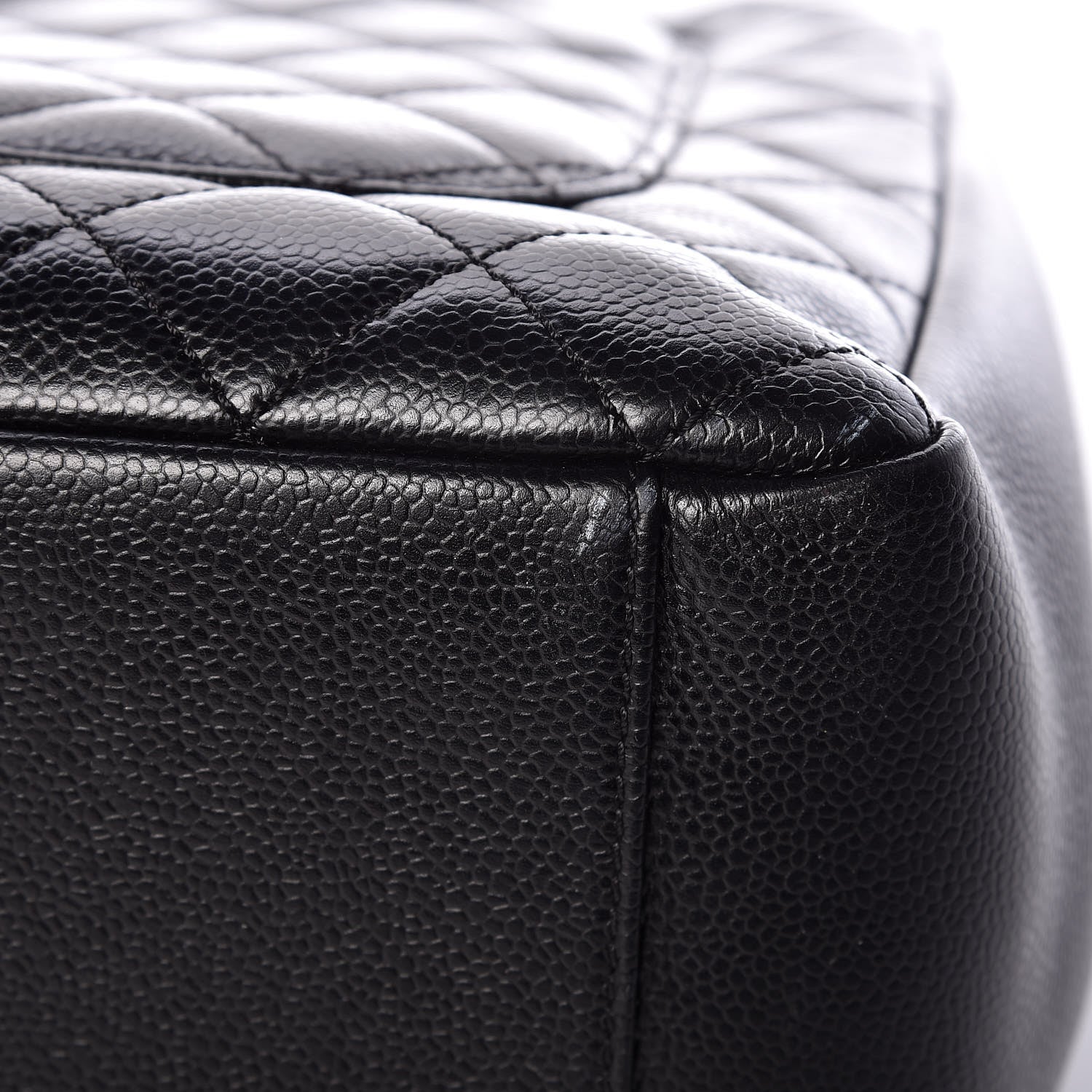 Chanel Caviar Quilted Grand Shopping Tote GST Black 12 of 13