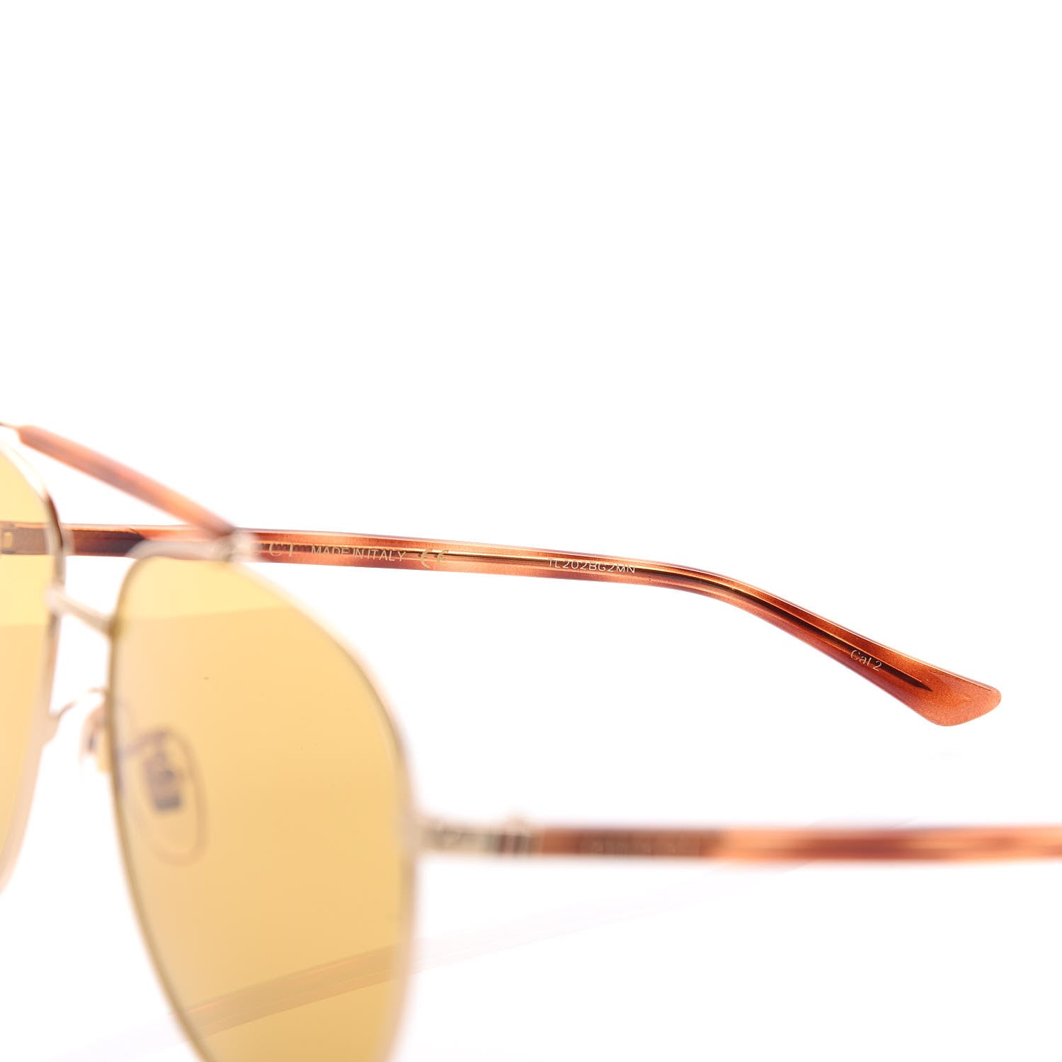 Gucci Aviator Sunglasses GG0014S Havana 6 of 8