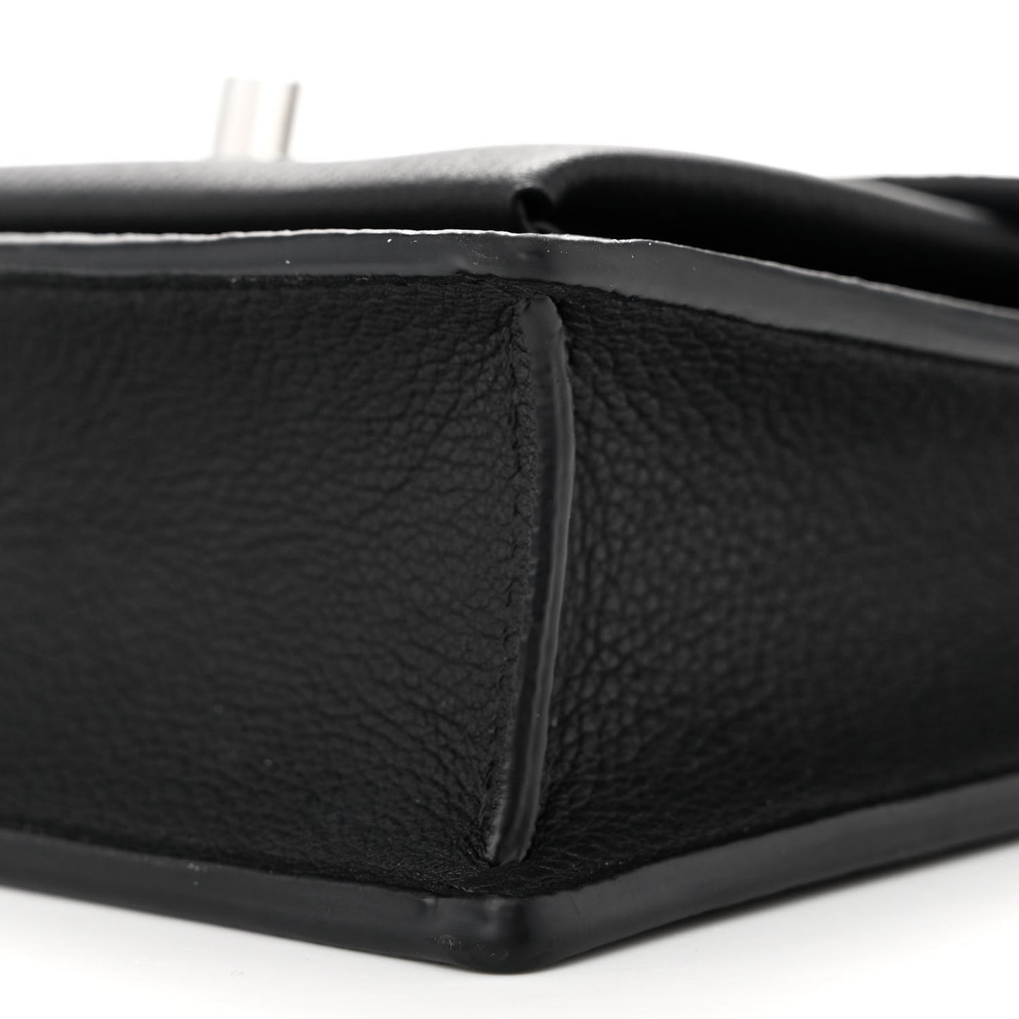 Soft Calfskin My Lockme Chain Pochette Black