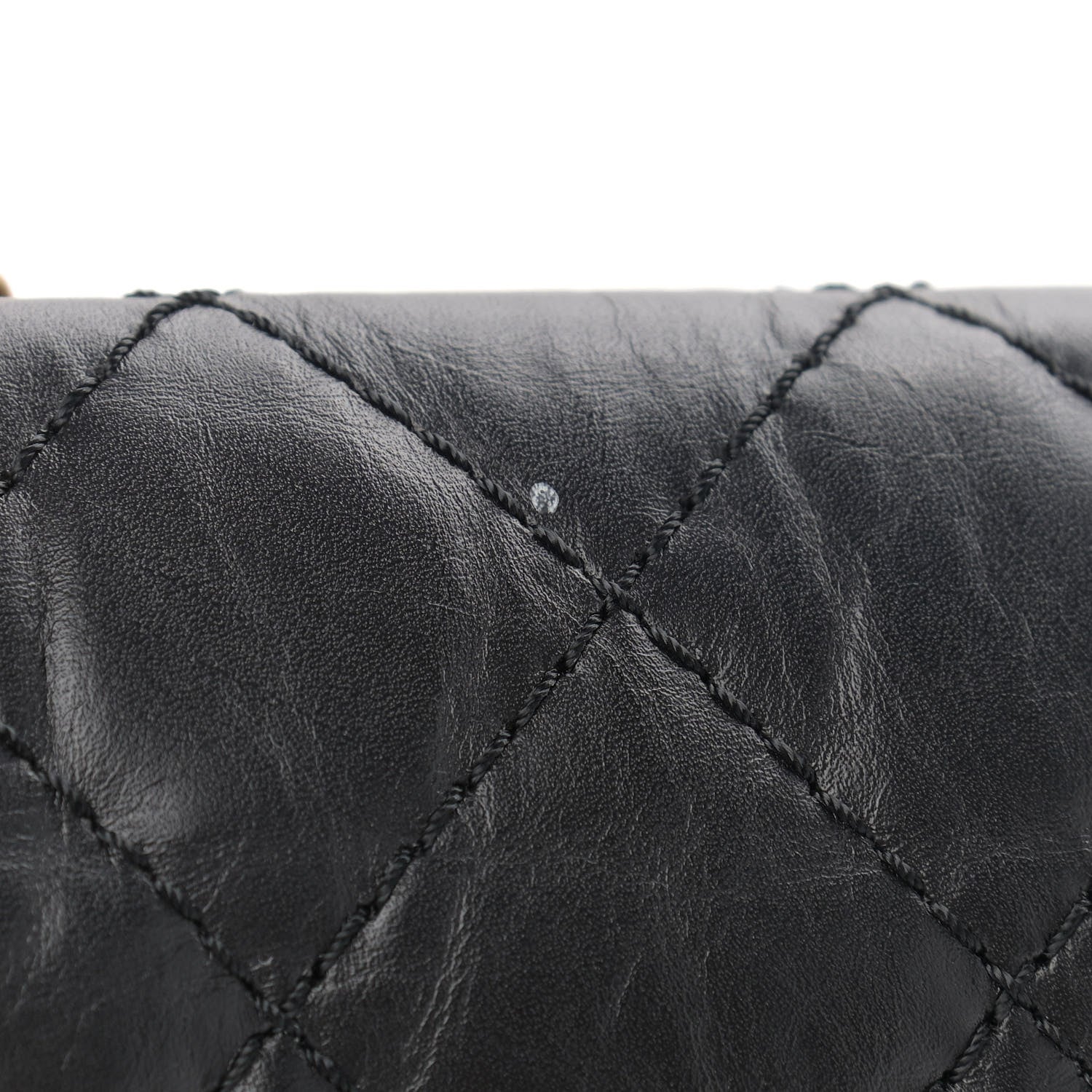 Chanel Aged Calfskin Quilted 2.55 Reissue 226 Flap Black 9 of 11