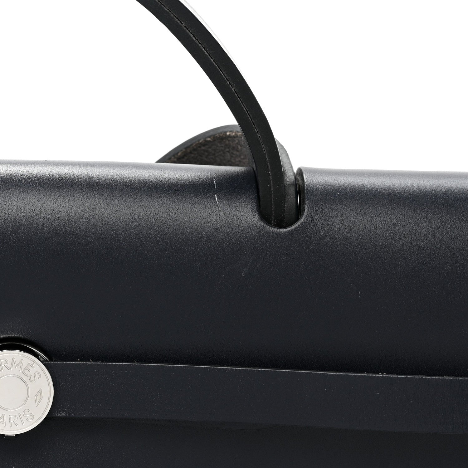 Hermes Toile Officier Vache Hunter Herbag Zip 39 MM Etoupe Bleu Indigo 15 of 15
