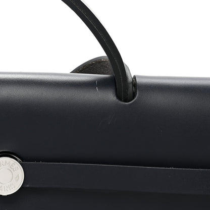 Hermes Toile Officier Vache Hunter Herbag Zip 39 MM Etoupe Bleu Indigo 15 of 15