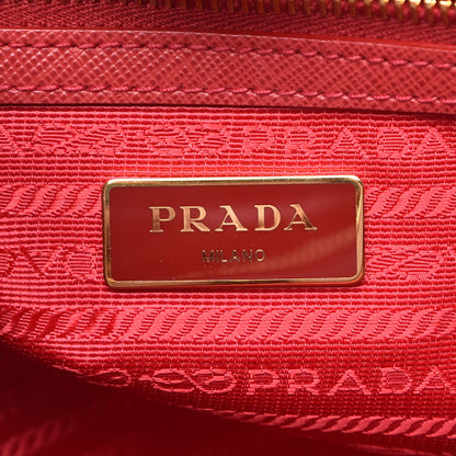 Prada Saffiano Lux Medium Tote Fuoco 6 of 10